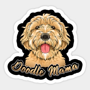 GoldenDoodle Gifts For Women Girls Kids Doodle Mama Sticker